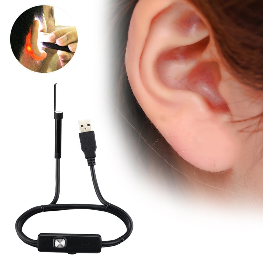 PVC Resin USB Ear Cleaning Tool Ear Cleaning Endoscope HD Visual Ear Spoon Multifunctional Earpick Ear Spoon Health Care