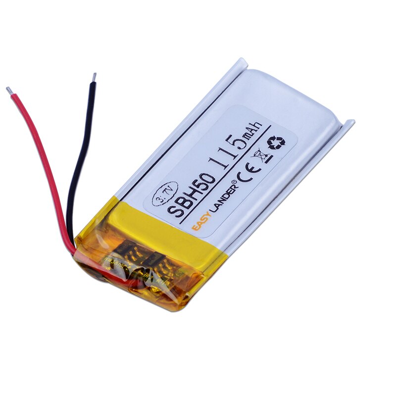 3.7V Battery 115mAh for Sony SBH50 SBH52 Bluetooth Headset Li-Polymer Polymer Rechargeable Accumulator Replacement AB291634P