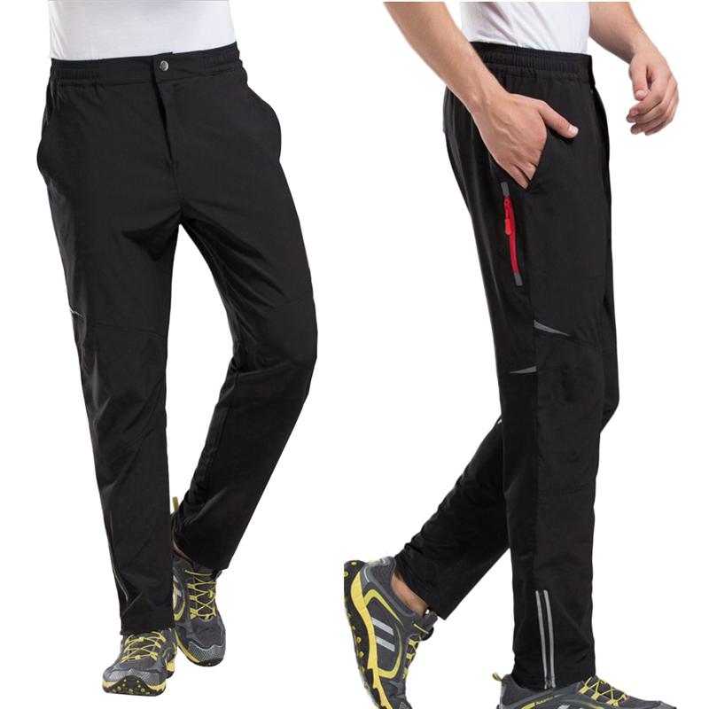 PureLeisure Men Fishing Trousers Reflective Sportwear Camping Cycling Pants Riding Clothing for Hiking Fishing Fitness Trousers