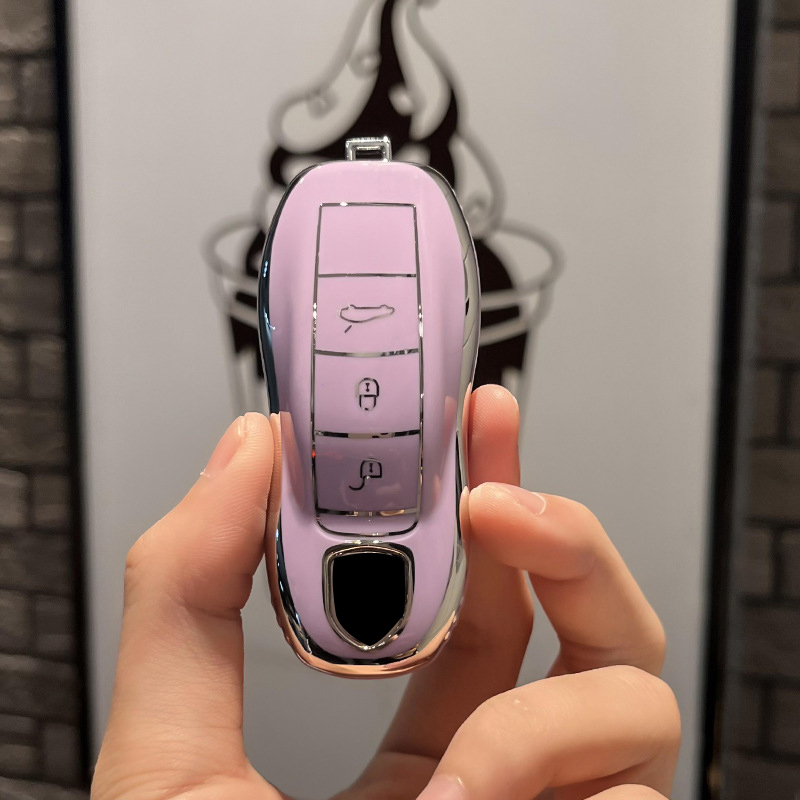 Para Porsche Cayenne 958 Macan 911 Panamera 996 991 Boxster 987 997 TPU funda para llave de coche accesorios de carcasa para llave