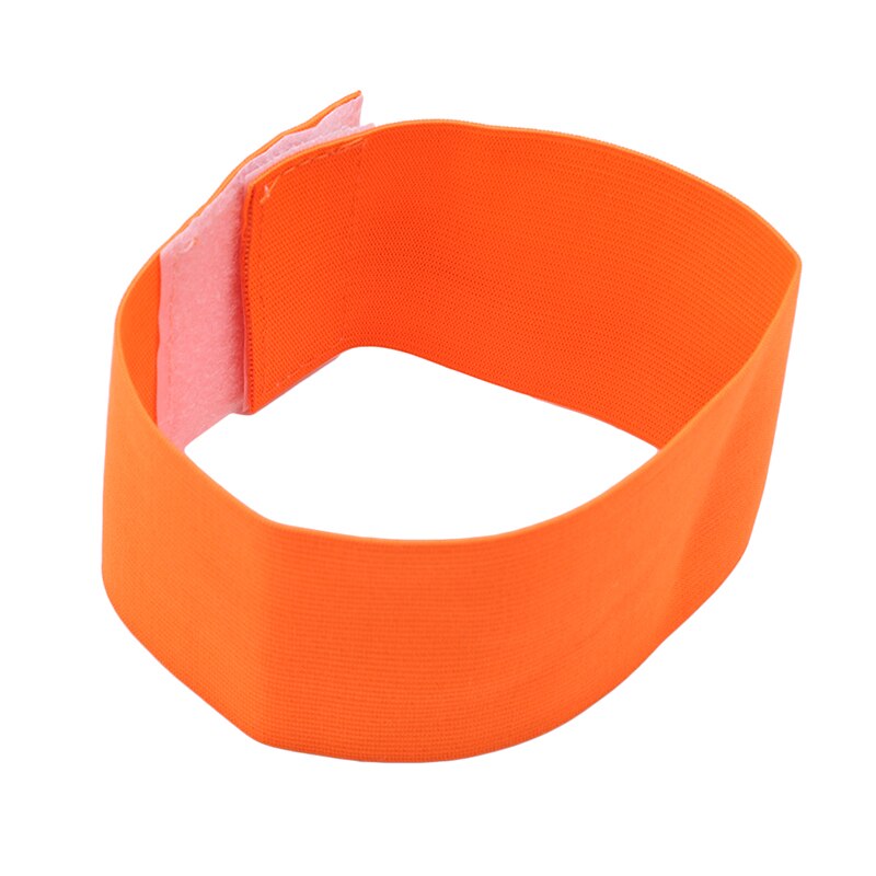 Calcio capitano bracciale fascia da braccio Leader competizione calcio regalo calcio capitano bracciale gruppo bracciale allenamento calcio: orange