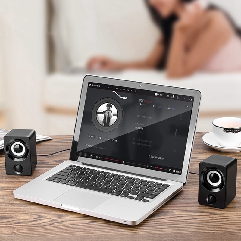 Surround computerhøjttalere med stereo usb kablet multimediehøjttaler til pc/laptops/smartphone
