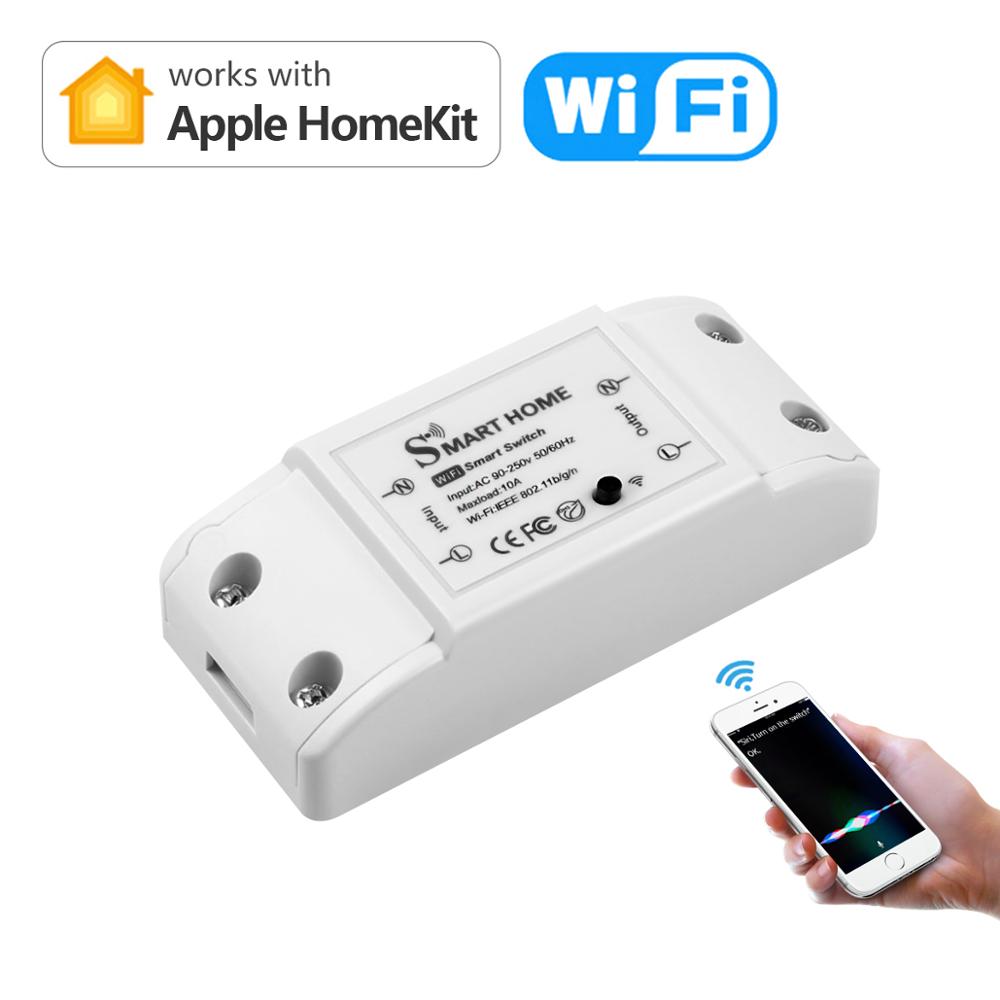 Wifi slimme schakelaar siri apple homekit spraakgestuurd relais schakelaar zekering voor doe-het-zelf tuya led-lamp smart life alexa google home