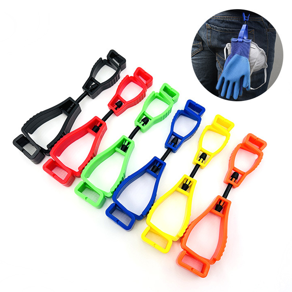 Glove Clip Hanger Safety Glove Holder Plastic Working Gloves Clips Work Clamp Safety Work Gloves Guard Multifunctional Tool