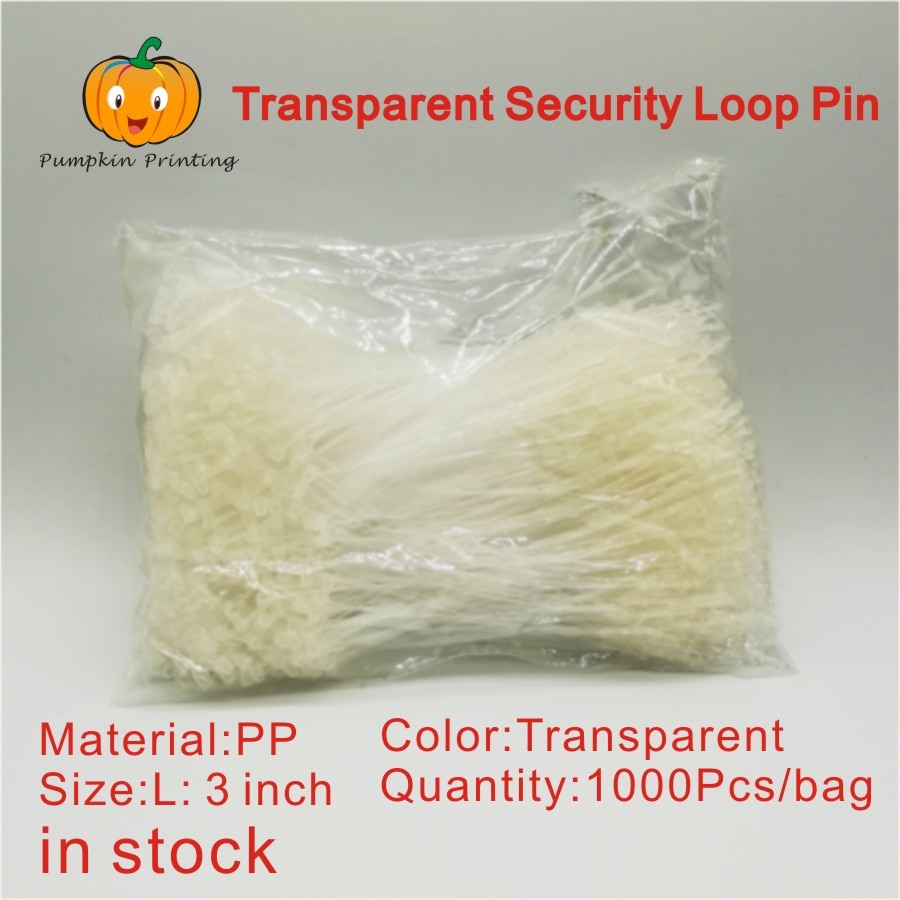 Plastic Transparante Veiligheid Loop Pin Voor Kledingstuk Tags Handgemaakte Label Kleding Labels Doek Kleding Opknoping Tag/Hang Graan
