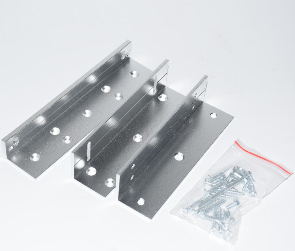 Glass wooden door gate Access Control Electric Magnetic Door Lock with ZL bracket 180KG 350lbs 12V Electric Lock Holding Force