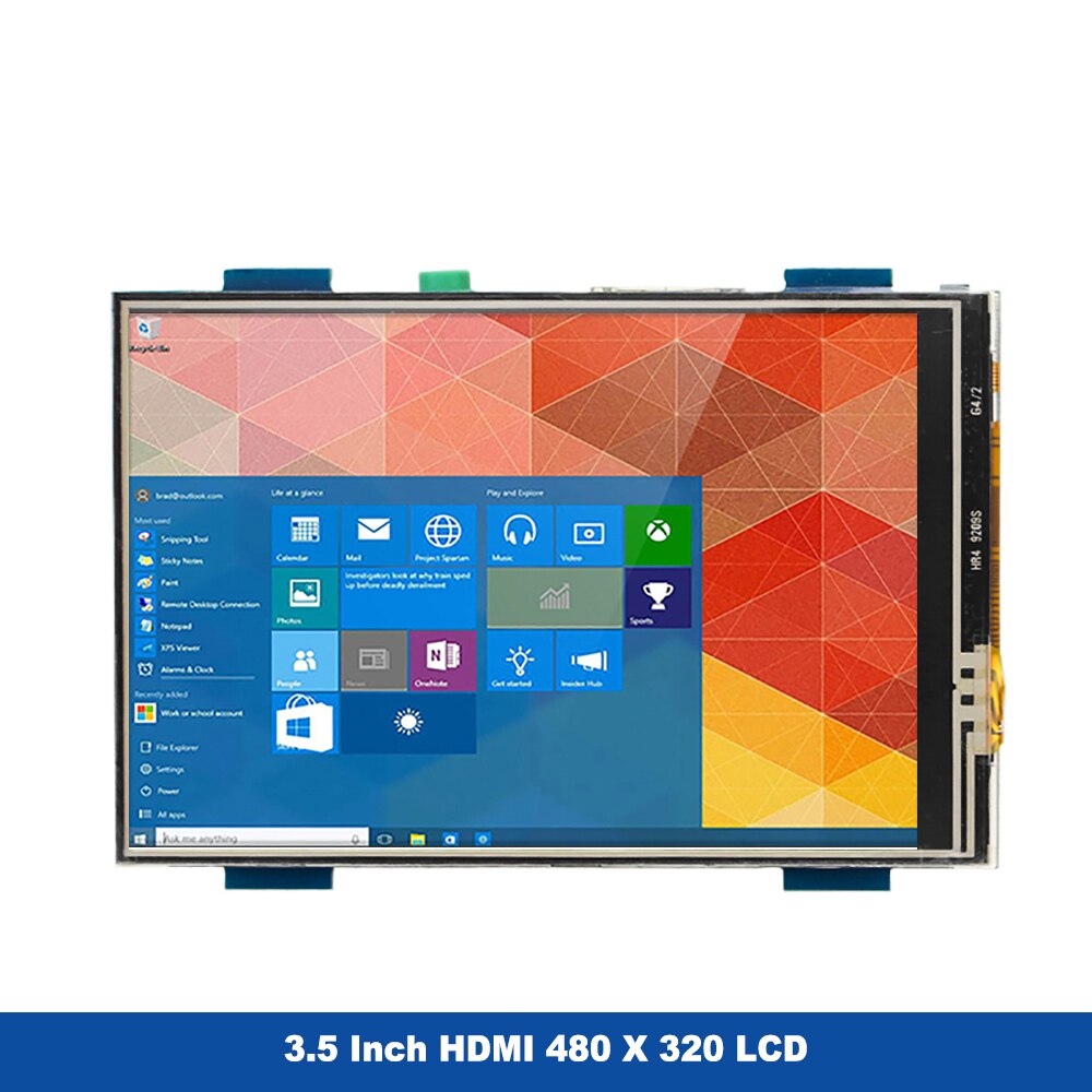 ITINIT R58 Raspberry Pi 4 Model 3B 3B+ Touch Screen 3.5/5/7 inch LCD Module Resistive/Capacitive Display Monitor Touch Panel: 3.5 Inch HDMI LCD