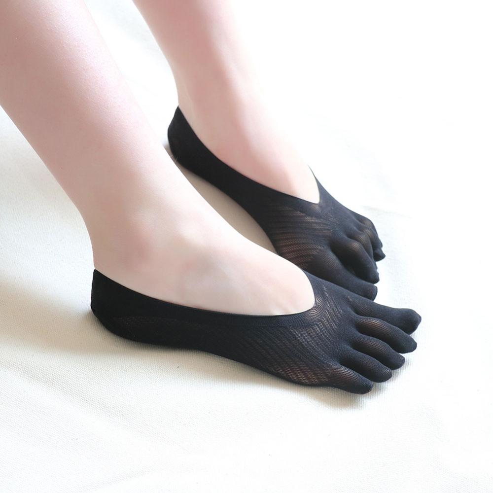 1 pair Women's Socks Socks Five Toe Sock Slippers Invisibility For Solid Color Five Finger Socks meias