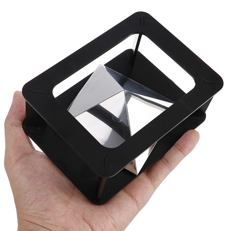 Pantalla de proyector 3D, pantalla de holograma, aplicación interior, pantalla de holograma piramidal, proyector pirámide, escaparate de lujo