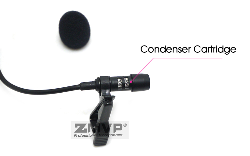 Lavalier Lapel Tie Clip Mic Condenser Microphone For Sennheise Wireless BodyPack Transmitter 3.5 mm Jack Lockable