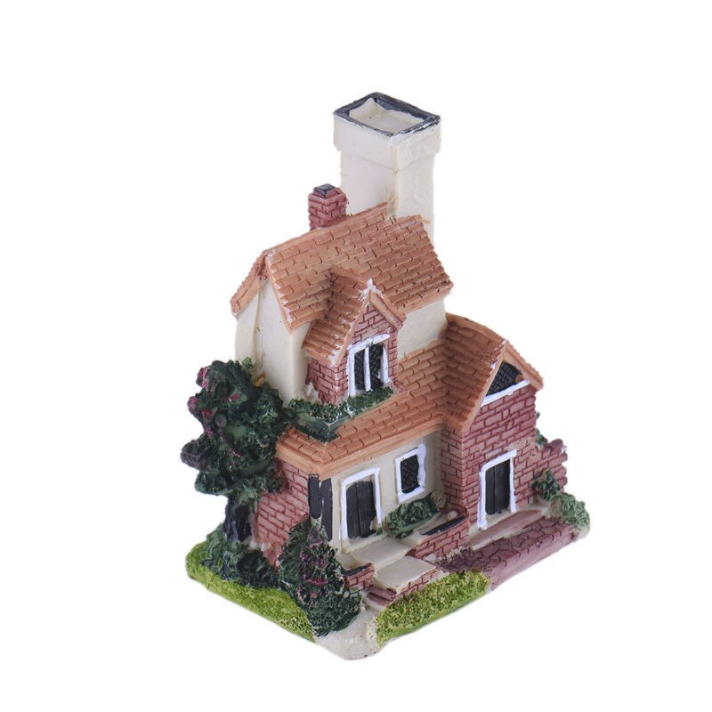Mini Micro paysage, maison en résine, artisanat, décoration, Villa Miniature, maison de poupée, accessoire de décoration