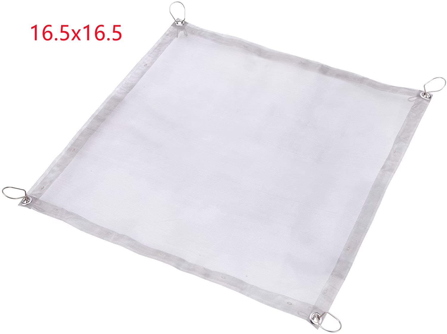 Utendørs camping hage bakgård oppvarming mesh rustfritt stål sammenleggbar bål bålstativ sammenleggbar bålplass grillverktøy demontere: 16.5 x 16.5 mesh