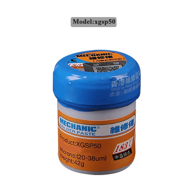 MECHANIC Original Solder Paste XGSP80 Solder Paste Flux Melting Point 183℃ PCB Repair Stencil Welding Soldering Tool: XGSP50