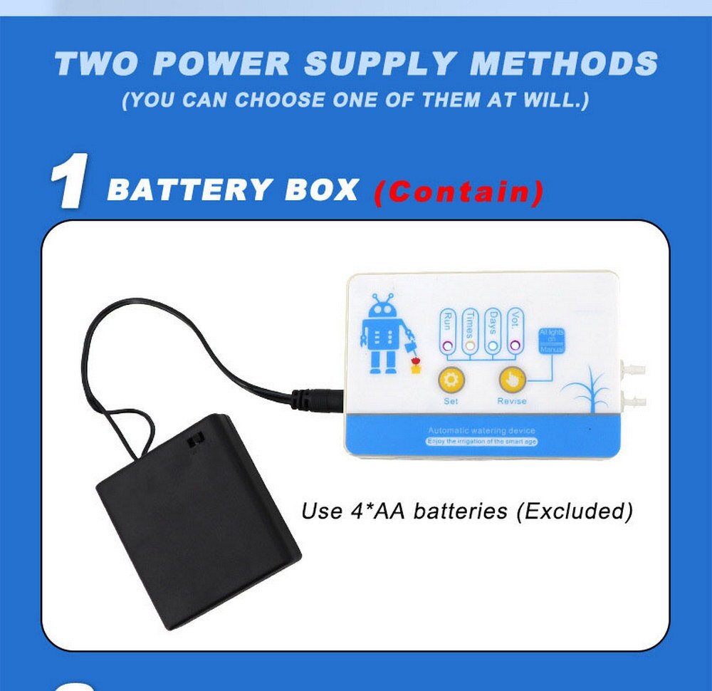 Magneetventiel Druppelirrigatie Agrarische Systeem Sproeisysteem Apparaat Intelligente Timing Sproeisysteem Apparaat Voor Huishouden Tuin