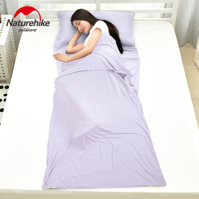 Lenzuola sporche per Hotel da viaggio tutto'aperto portatili con fodera per sacco a pelo sporco modale Naturehike