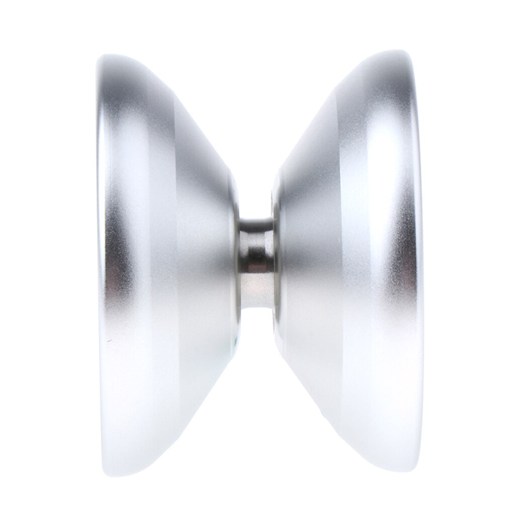 Høj ydeevne aluminium yoyo med led lys , 5 farver til valg: Sølv