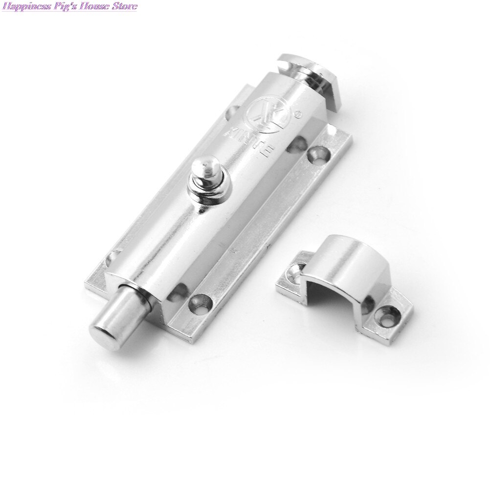 1 x dørs bolt 80 x 30 x 13mm sinklegeringsknapp for automatisk pop-up sikkerhetslås