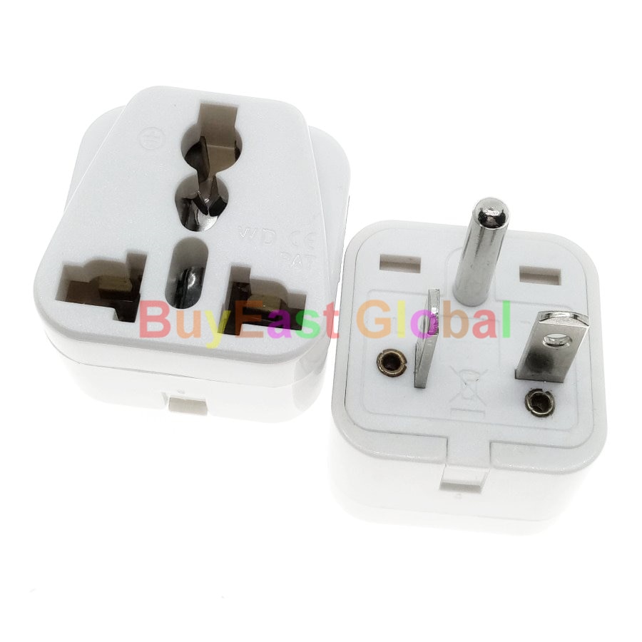 2 IN 1 - US NEMA 6-20P Electrical Plug Adapter - AC 208/220/230/240V- 10A Max Black / White