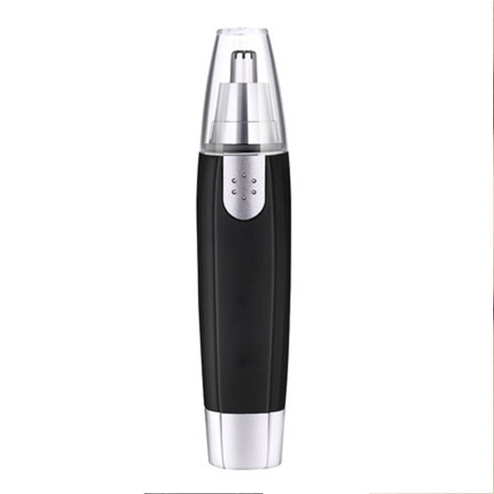 Electric Nose Ear Hair Trimmer Nasal Shaver Hair Removal Shaver Clipper For Men Women Quick Safe Nasal Hair Trim Remover Kit: Black