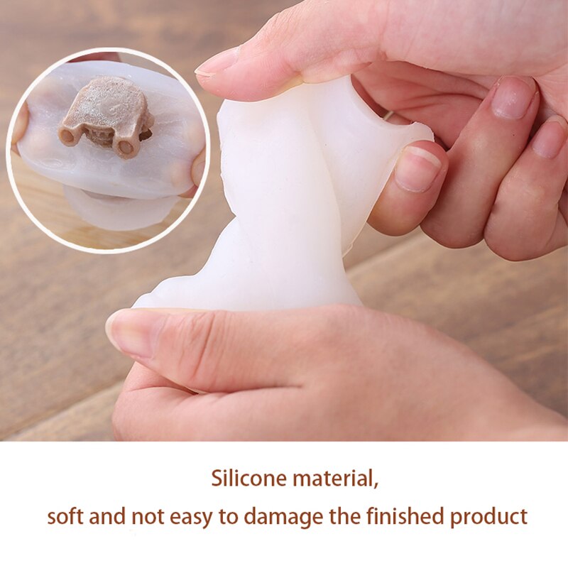 Flessibile 3D Giocattolo Bowknot Orso Stampo in silicone Della Torta Del Fondente Della Muffa Del Cioccolato Della Muffa Della Torta Che Decora Gli Attrezzi Da Cucina di Cottura di Accesso di confinare