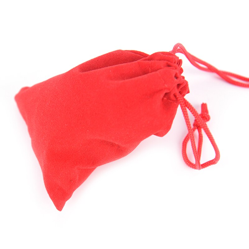 10 Stks/partij Huwelijkscadeau Zakken Fluwelen Zakje Koord Pouch Sieraden Verpakking 7*9Cm