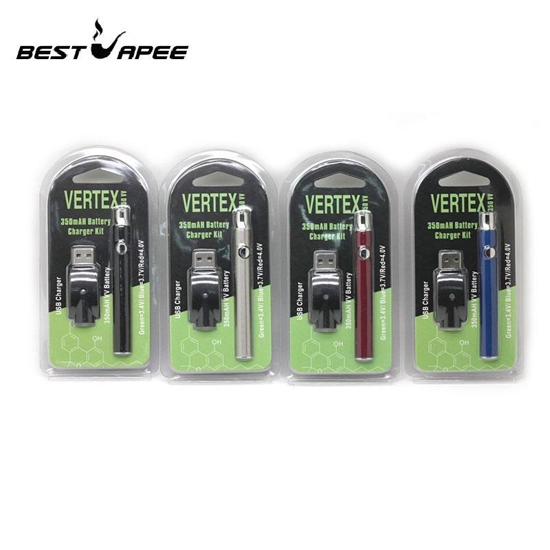 10pcs lot Preheat Battery 510 button adjust voltage battery 350mah CBD Cartridge Tank fit with ce3 vape vaporizer pen