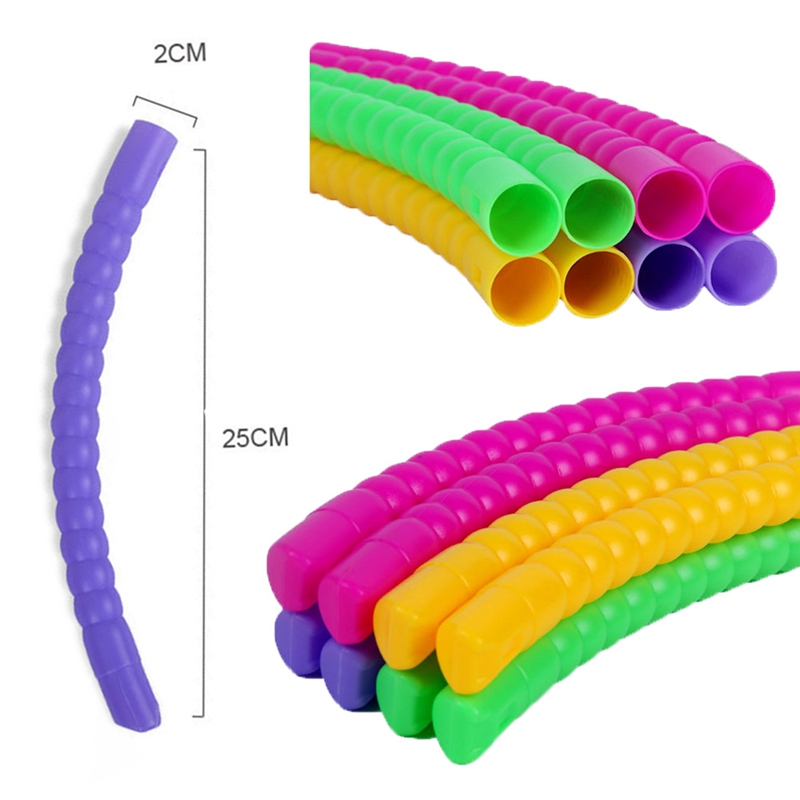 Détachable Sport Cerceau En Plastique Cercle de Forme Enfants Exercice Fitness Décontracté Sport Cerceaux Enfants Gym Musculation Boucle