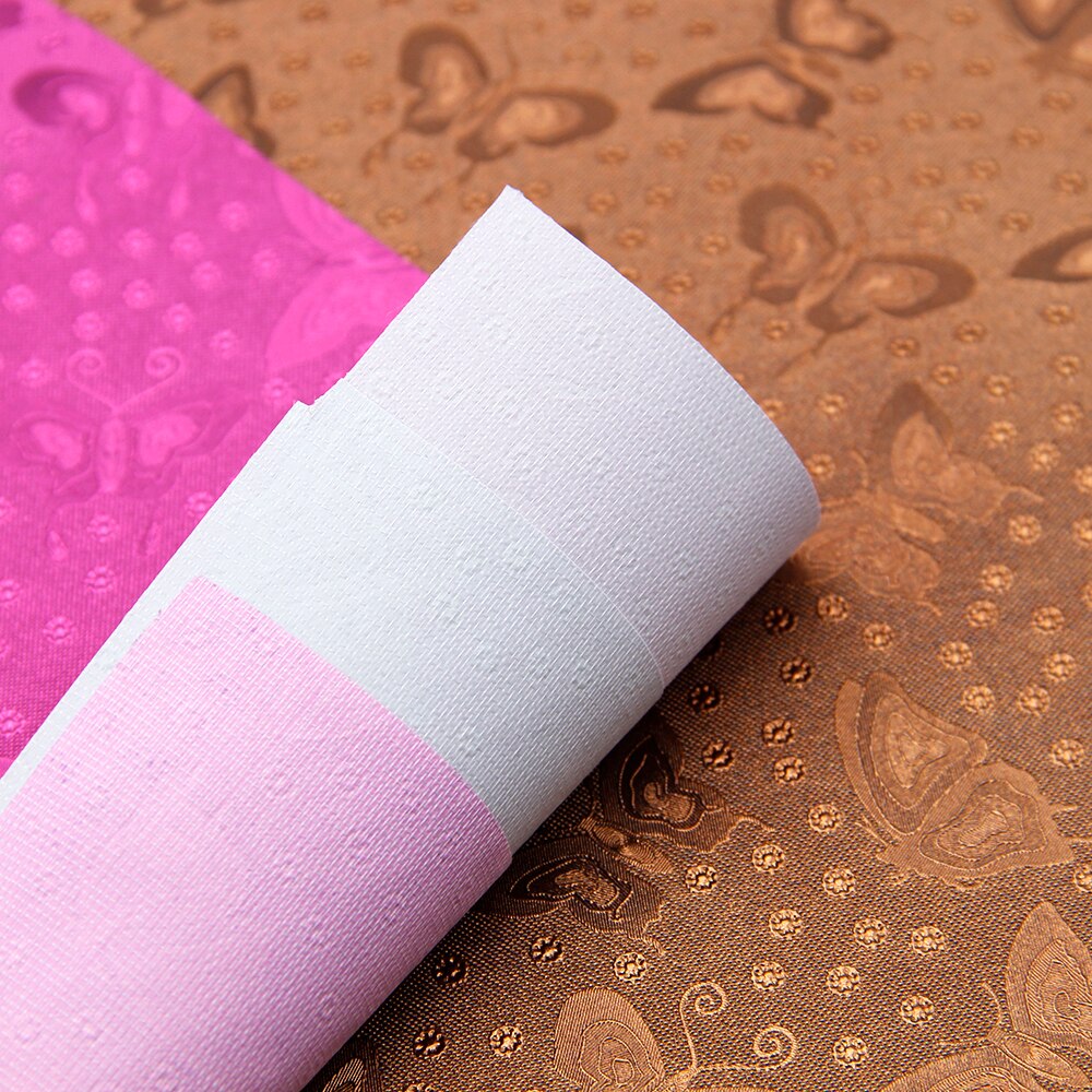 Bump Textured Faux Leather Sheets Butterfly Solid Color Synthetic Leather Fabric Roll 30x140cm for DIY Earrings Hair Bows Crafts