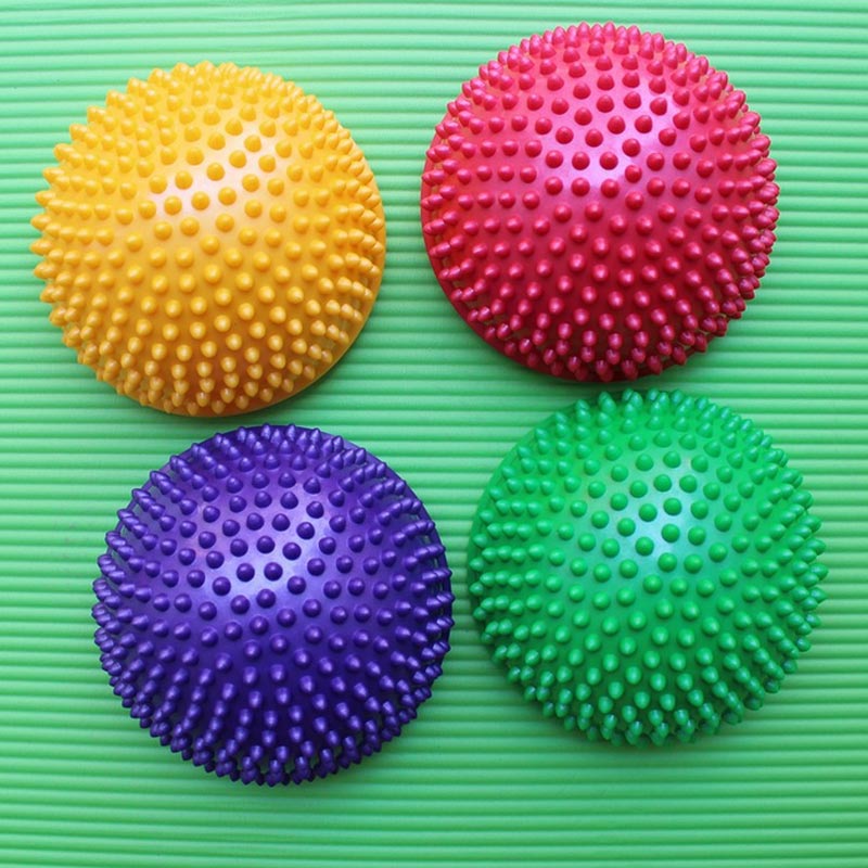 Uppblåsbara halvsfär yoga bollar pvc massage fitball övningar tränare balanseringsboll för gym pilates sport fitness sek 88