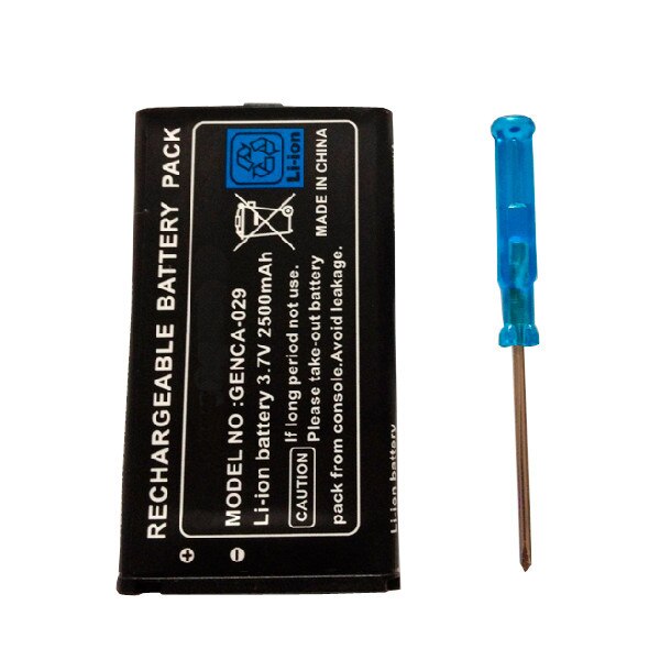 2500mAh 3.7V Oplaadbare Lithium-ion Batterij + Tool Kit Pack voor Nintendo 3DS LL/XL