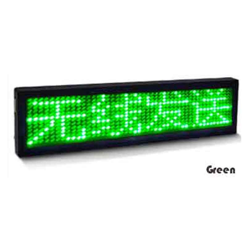 LED Name Tag Badge Module Rechargeable Bluetooth capable LED Mini Display Breastpiece DIY Programmable Scrolling Message: 13W