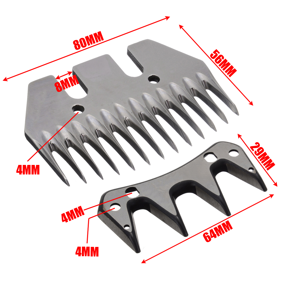 Schapen Clipper Cutter Blade Schapen Scheren Clipper Recht Blad Voor Hand Scheren Schapen Vee Grooming Schaar Cutter