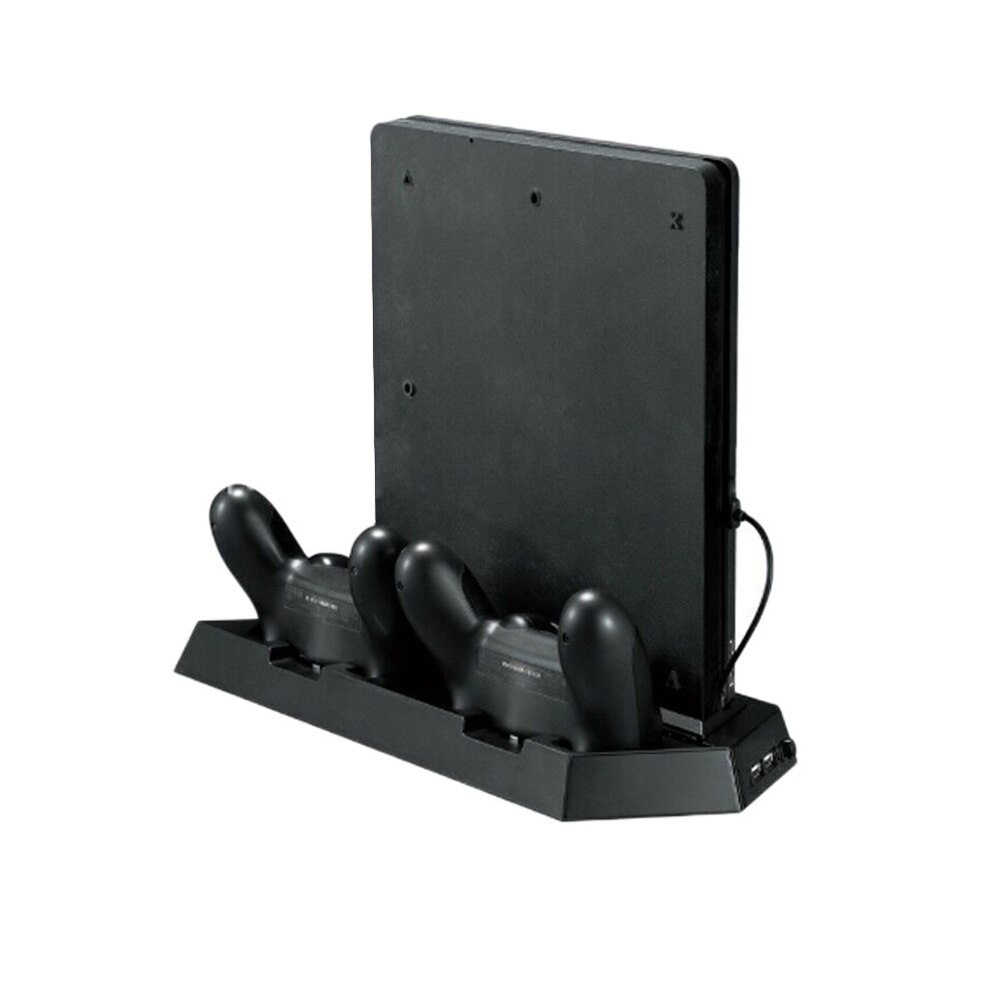 Verticale Stand Koelventilator Met Dual Charging Station Voor PS4 Slim Console