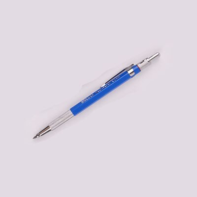 Metal automatisk mekanisk blyant 2.0 mm 2b blyholder tegning tegning blyant sæt kontor skoleartikler: Lilla