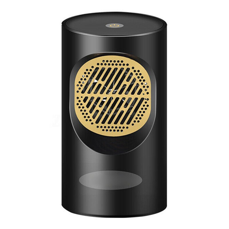 Mini Portable Fast Heater Heated Desk Electric Fan Home Winter Warmer for Students Office Worker JA55: Black touchscreen