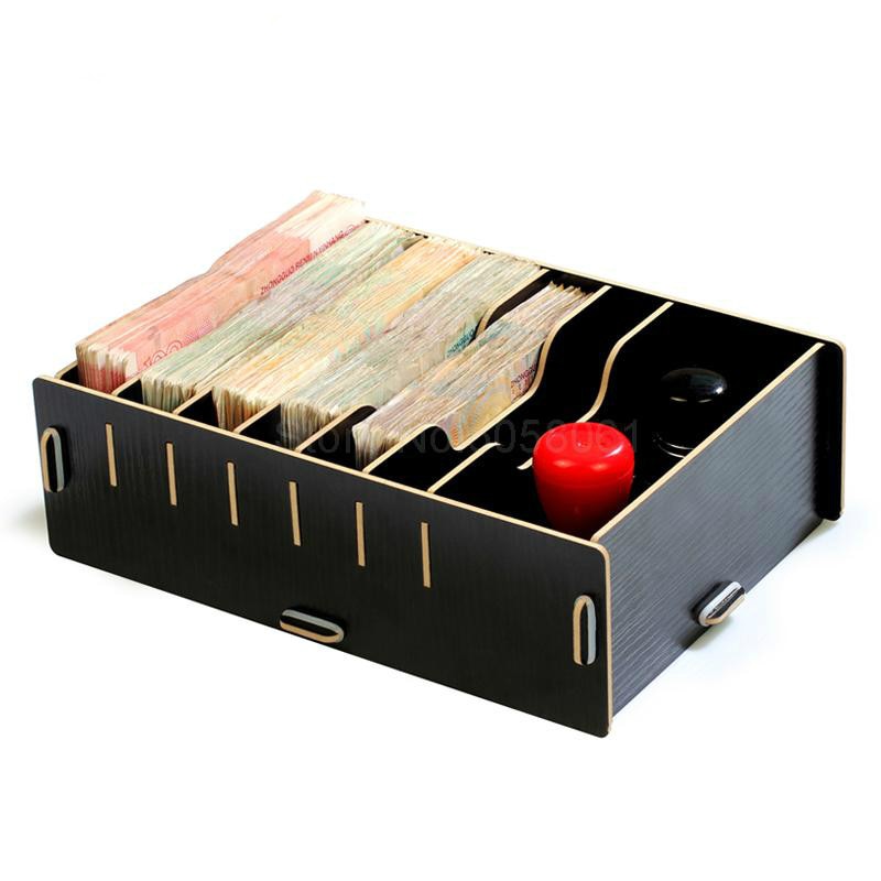 Boîte de rangement de changement de bureau | Tiroirs de billets de caisse, tri de la monnaie, boîte de rangement de monnaie, finance de monnaie