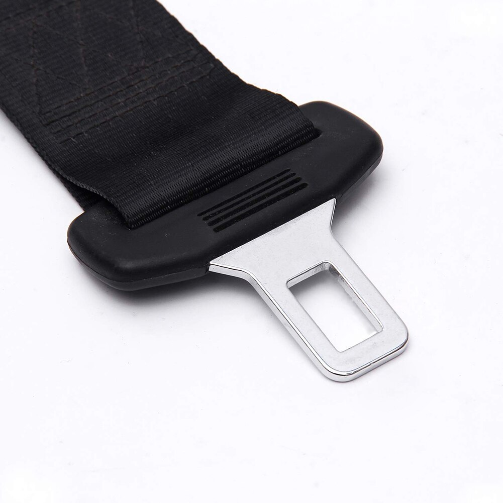 2Pcs Universal Car Safety Belt Extender Safety Seat belt 23mm Long-lasting Black Seat belt Extender Car Auto D Type With Safety