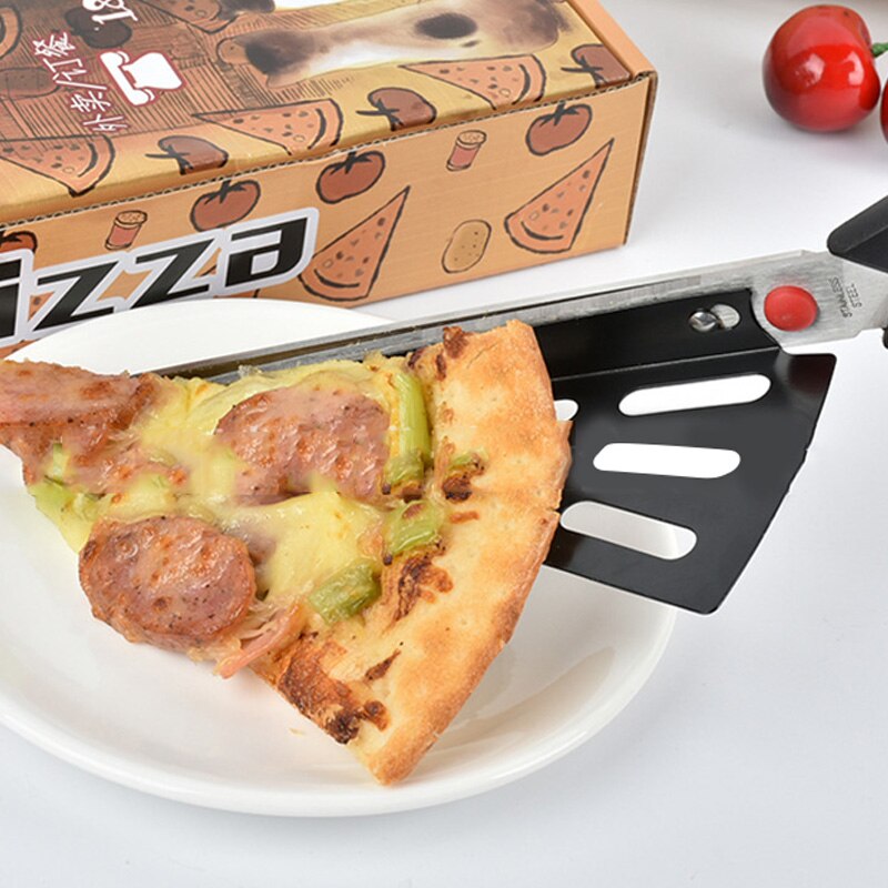 33.5 cm (13.1 '') Pizza schaar Pannenkoek Cutter Spatel Pie Dienen slice tool shear Restaurant Slicer Gebak Keuken