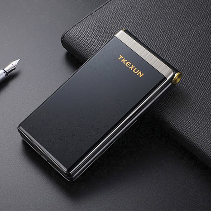 Téléphone Mobile Unicom 4G à clapet vieil homme avec des mots forts réseau 3G4G vieux téléphone portable TKEXUN/ Tianke nouvelles: standard / Silver
