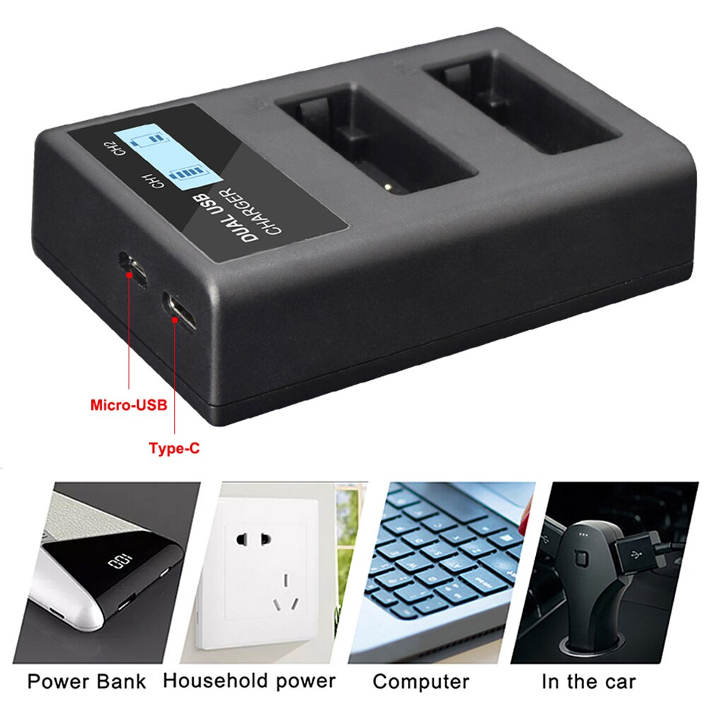 PALO 1-4 pièces LPE17 LP E17 LP-E17 Batterie + usb lpe17 chargeur pour appareil photo Canon EOS 200D M3 M6 750D 760D T6i T6s 800D 8000D Baiser X8i
