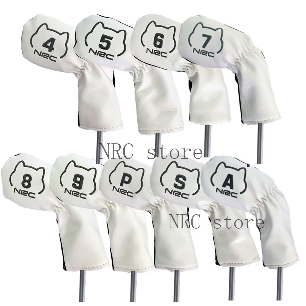 Nrc Golf Club Headcovers Driver Fairway Wood Hybrid Covers Set Mooie Akita Hond Cartoon Dier 460cc