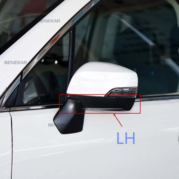 Benekar Car Side Wing Cover Rear View Mirror Shell Housings for Subaru Forester Legacy Outback XV Impreza Exiga: 1Pcs Left side LH