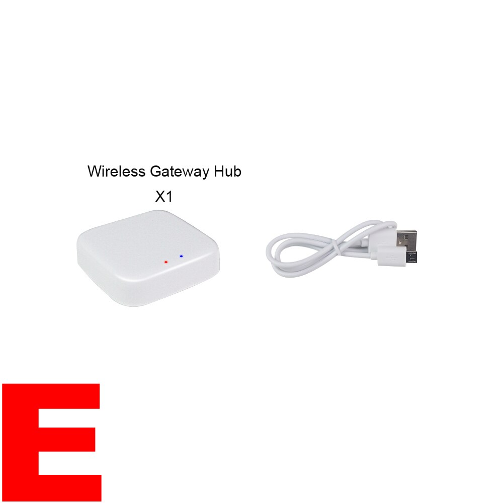 Zigbee – actionneur de Thermostat, régulateur de température Programmable avec fonction d'ouverture de fenêtre à économie d'énergie: Option E