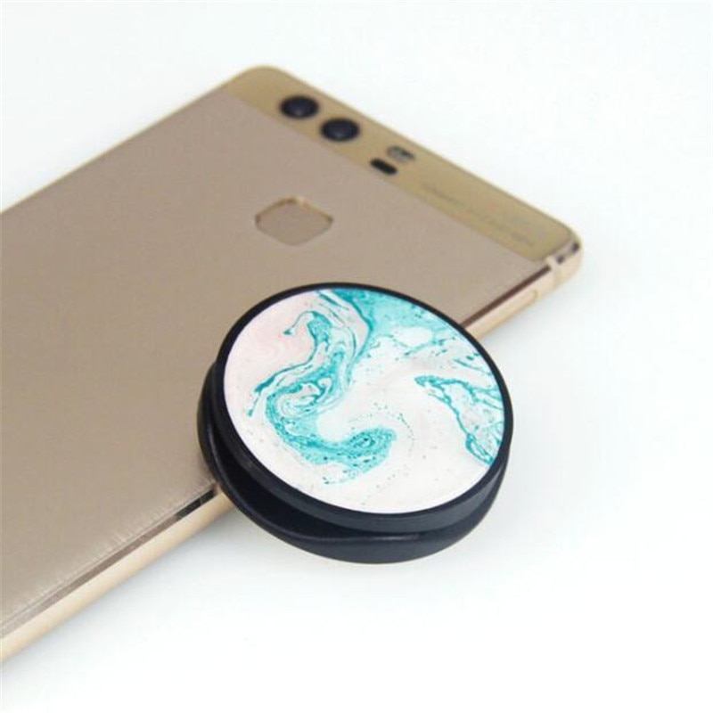 Starry Marble Expanding Stand Grip Mount Phone Socket Fold Mobile Smartphones Pocket Desktop Stand Bracket Phone Stand Holder: E