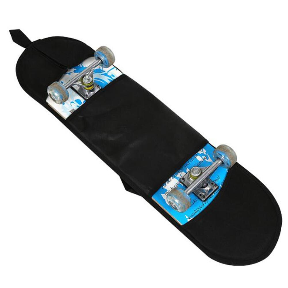 Holdbar praktisk bærbar skateboard rygsæk sag longboard skateboard taske sport rejsetaske: Opgradere