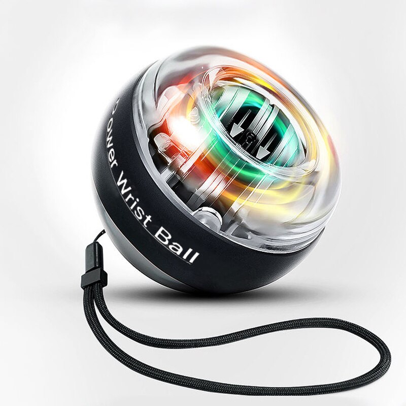 Rainbow Led Muscle Power Ball Wrist Ball Trainer Relax Gyroscope Powerball Gyro Arm Exerciser Strengthener Fitness Equipments