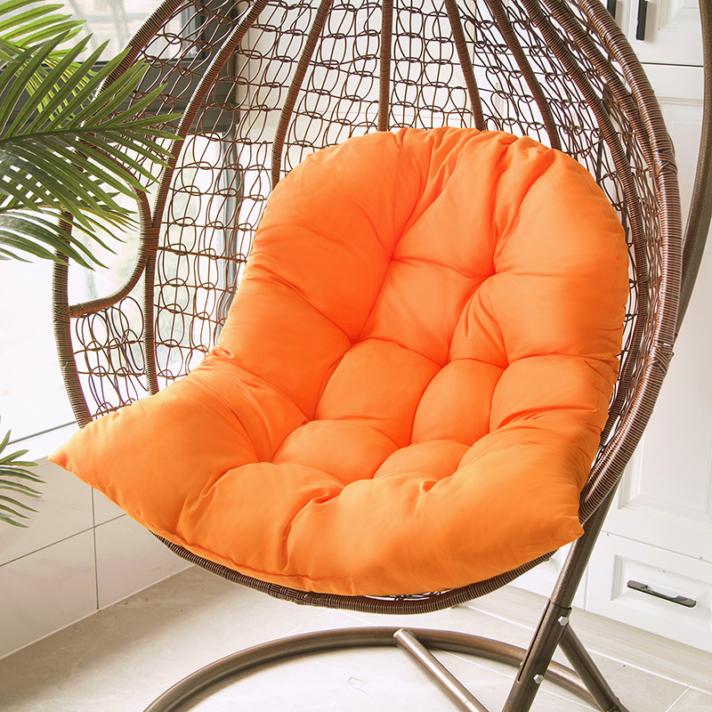 Schaukel Stuhl Liege Kissen Hängematte Hängenden Korb Garten Sessel Kissen Terrasse Yard Hof Strand (Keine Schaukel): Orange / Not Removable