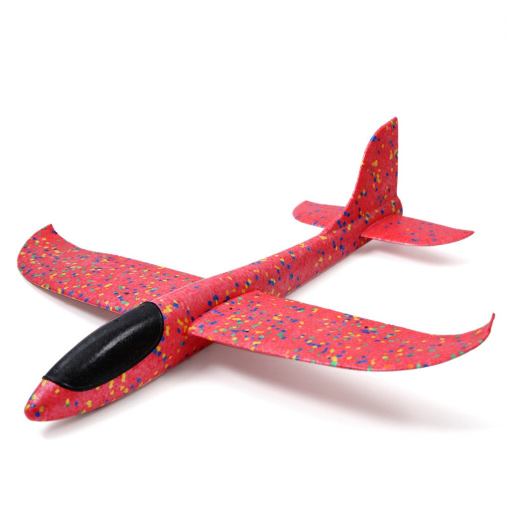 Planeur volant pour enfants, jouet en mousse, modèle d'avion en mousse, jouets d'extérieur, , 48CM/35CM, 1 pièce: red 35cm