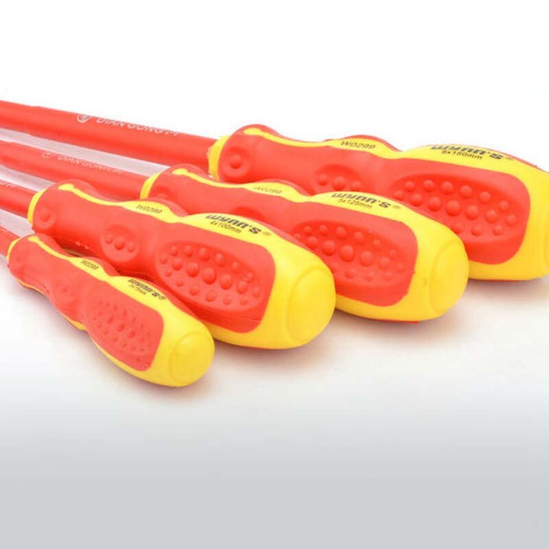 3*75mm-6*150mm Insulated Screwdriver Phillips and Slotted Screw Driver Magnetic CR-V Bolt Driver Screw-driving Tools 1pcs