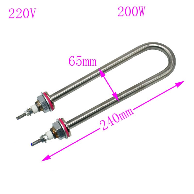 Incubadora de aves doméstica, tubo de umidificação, 200w/300w/400w para controle de umidade, 220v, acessórios para incubadora doméstica, 1 peça: 200W